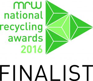 MRW National Recycling Awards finalist logo 2016