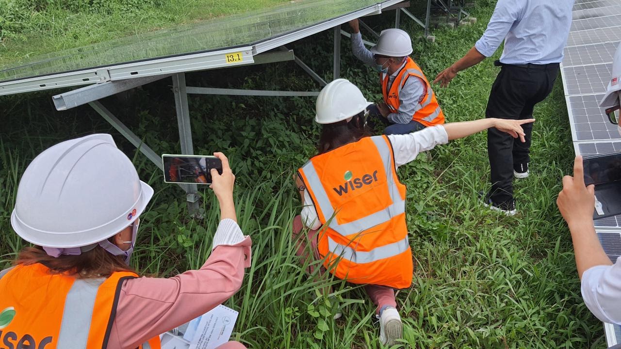 Hanh & Ly Working on a Solar PV Site